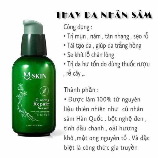 Tinh chất tái tạo da nhân sâmGinseng Repair Serum MQSkin - Hình ảnh 2