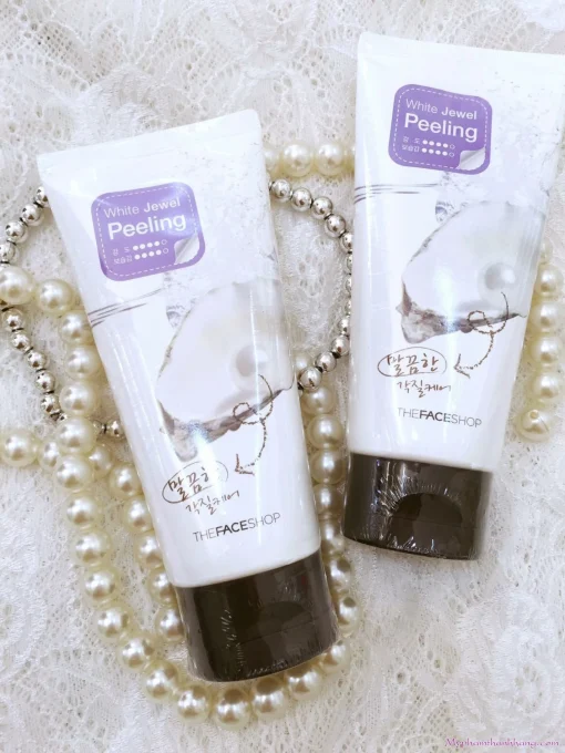 Tẩy da chết ngọc trai the face shop chính hãng