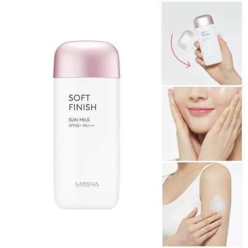 Kem Chống Nắng Missha All Around Safe Block Soft Finish Sun Milk SPF50+/PA+++ 70ml - Hình ảnh 5