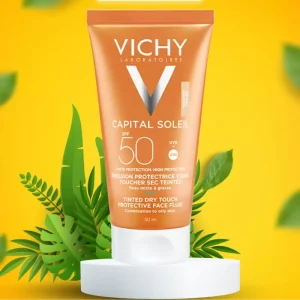 Kem Chống Nắng Vichy Capital Soleil Dry Touch Face Fluid SPF50+