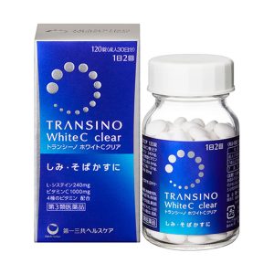 Viên Uống Trắng Da Transino White C Clear 120 Viên